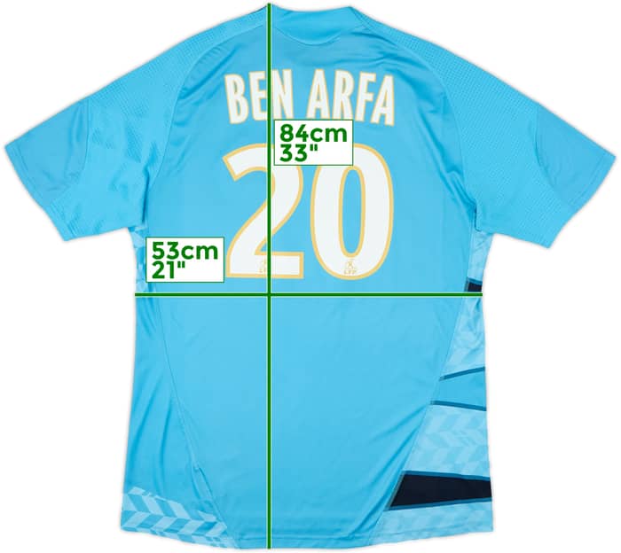 2009-10 Olympique Marseille Away Shirt Ben Arfa #20 - 8/10 - (L)