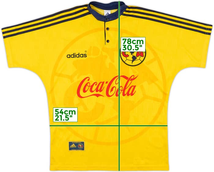 1996-98 Club America Home Shirt - 9/10 - (M)