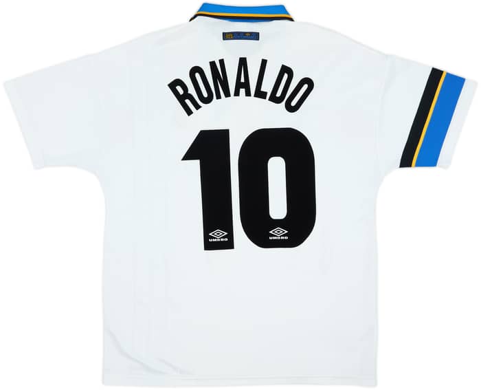 1997-98 Inter Milan Away Shirt Ronaldo #10 - 7/10 - (L)