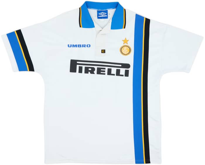 1997-98 Inter Milan Away Shirt Ronaldo #10 - 7/10 - (L)