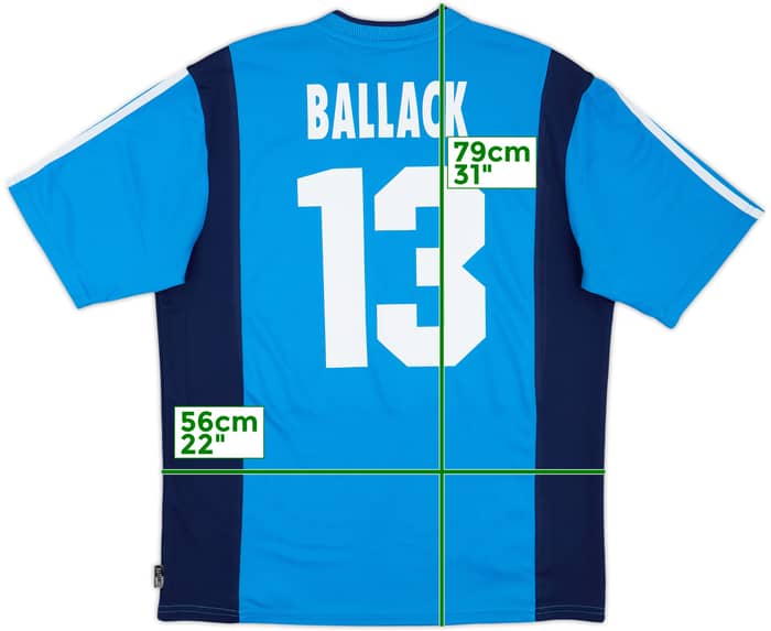 2001-03 Bayer Leverkusen Away Shirt Ballack #13 - 9/10 - (XL)