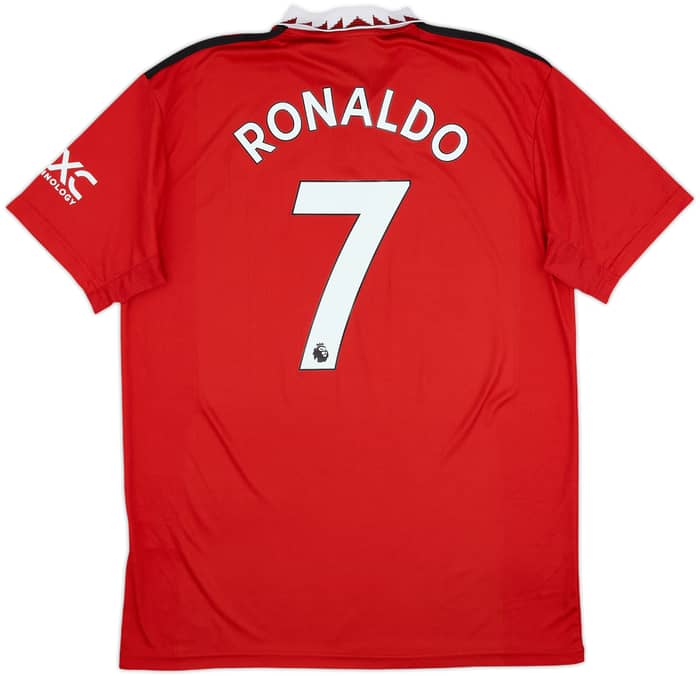 2022-23 Manchester United Home Shirt Ronaldo #7 - 6/10 - (XXL)