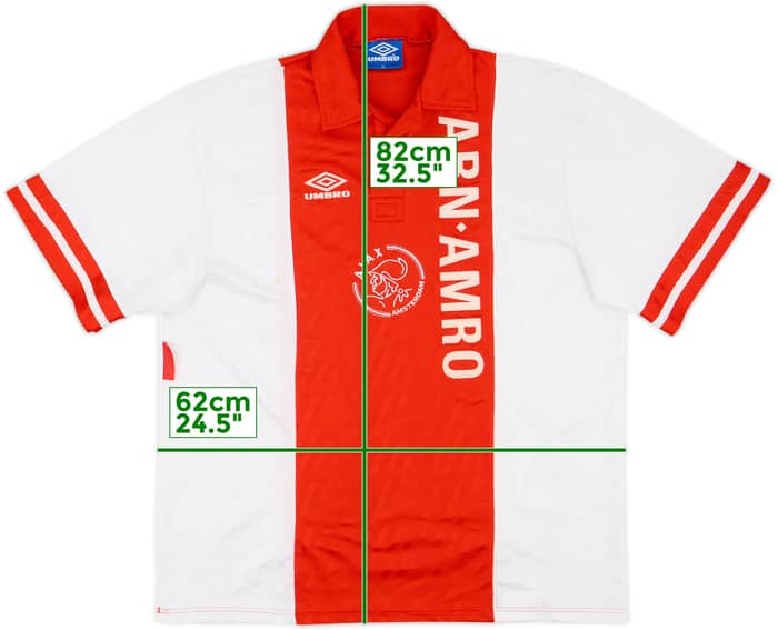 1993-94 Ajax Home Shirt - 8/10 - (XL)