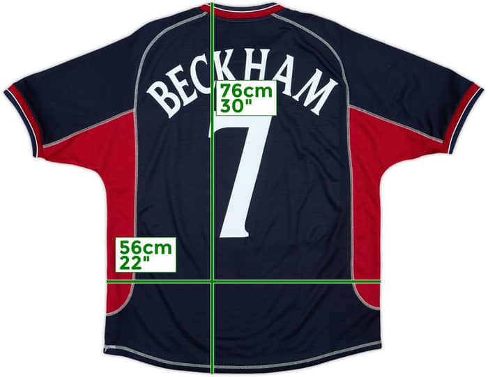 2000-01 Manchester United Third Shirt Beckham #7 - 7/10 - (L)