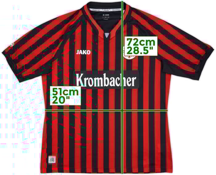 2012-13 Eintracht Frankfurt Home Shirt - 7/10 - (M)