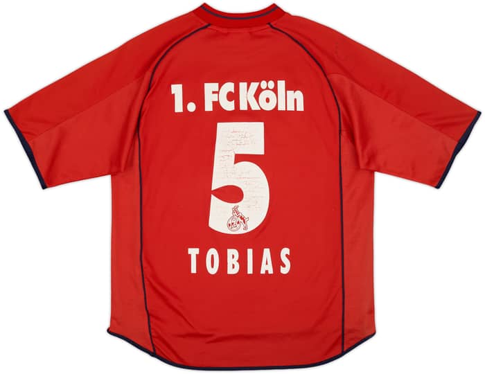 2001-02 FC Koln Home Shirt Tobias #5 - 4/10 - (XL.Boys)