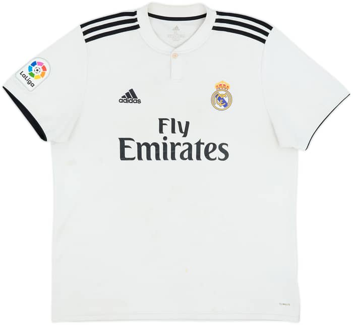 2018-19 Real Madrid Home Shirt - 5/10 - (XL)