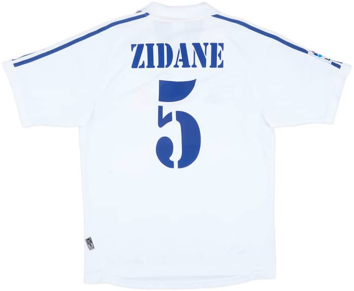 2001 Real Madrid Home Shirt Zidane #5 - 8/10 - (M)