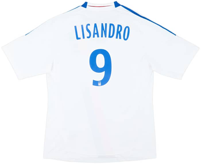 2010-11 Lyon Home Shirt Lisandro #9 - 9/10 - (L)