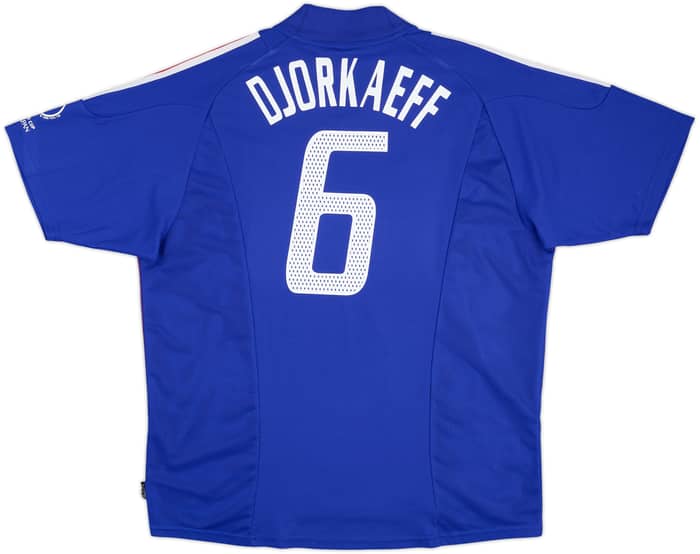 2002-04 France Home Shirt Djorkaeff #6 - 8/10 - (XL)