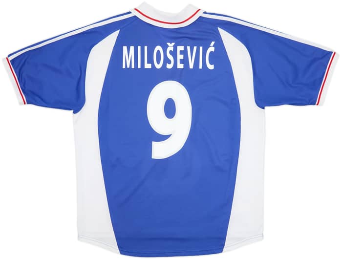 2000-01 Yugoslavia Home Shirt Milosevic #9 - 9/10 - (XL)