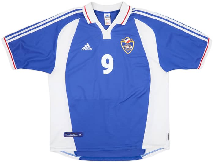 2000-01 Yugoslavia Home Shirt Milosevic #9 - 9/10 - (XL)