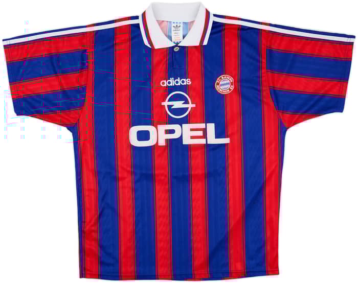 1995-97 Bayern Munich Home Shirt Klinsmann #18 - 6/10 - (L)