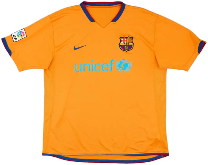 2006-07 Barcelona Away Shirt Ronaldinho #10 - 8/10 - (XL)