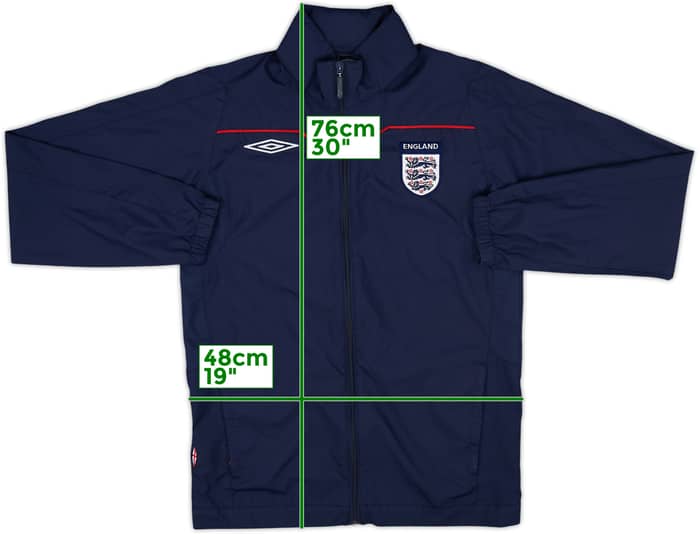 2007-09 England Umbro Track Jacket - 8/10 - (S)