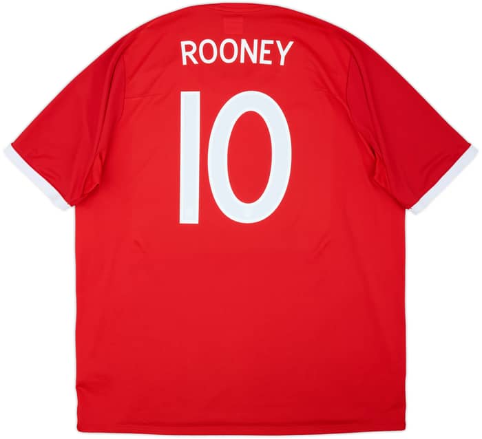 2010-11 England Away Shirt Rooney #10 - 8/10 - (3XL)