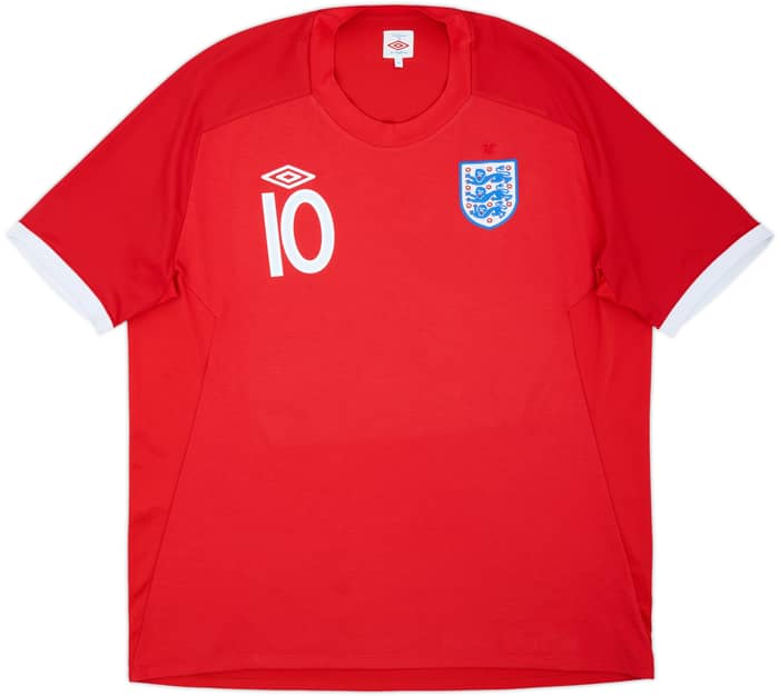2010-11 England Away Shirt Rooney #10 - 8/10 - (3XL)
