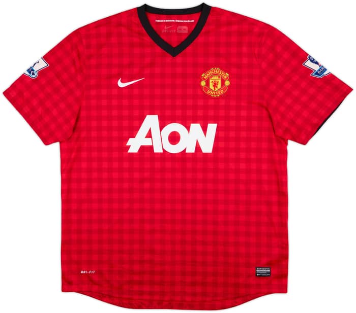 2012-13 Manchester United Home Shirt V.Perise #20 - 7/10 - (XL)