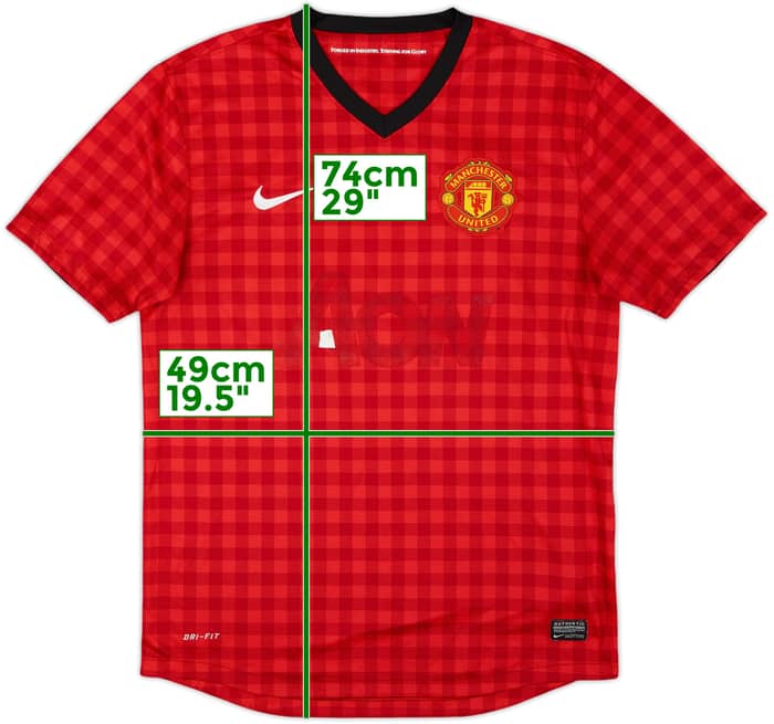 2012-13 Manchester United Home Shirt - 4/10 - (M)