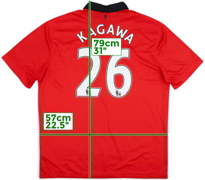 Camiseta de local del Manchester United 2013-14 Kagawa #26 - 8/10 - (XL)