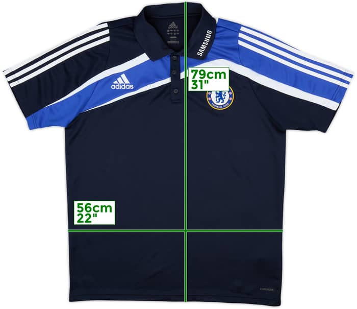 2009-10 Chelsea adidas Polo Shirt - 8/10 - (M/L)