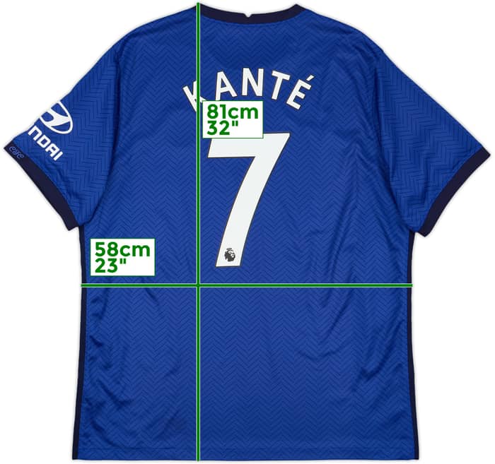 2020-21 Chelsea Home Shirt Kante #7 - 9/10 - (XL)