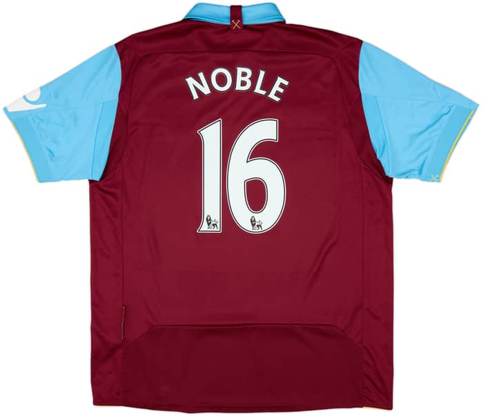 2010-11 West Ham Home Shirt Noble #16 - 8/10 - (L)