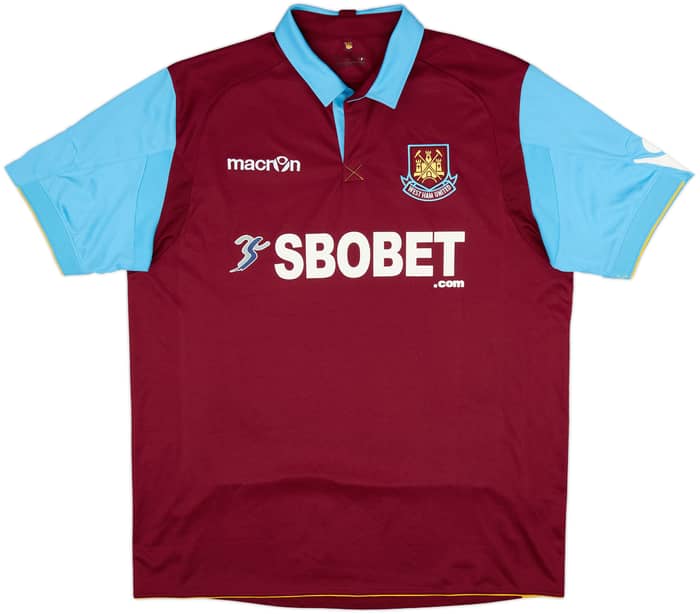 2010-11 West Ham Home Shirt Noble #16 - 8/10 - (L)