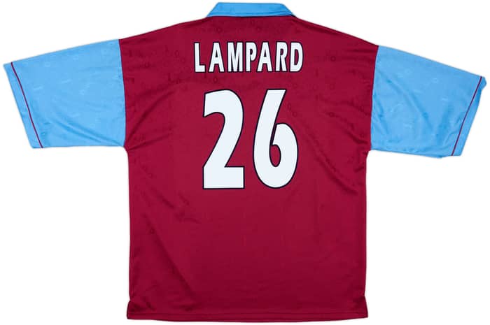 1995-97 West Ham Centenary Home Shirt Lampard #26 - 8/10 - (XL)