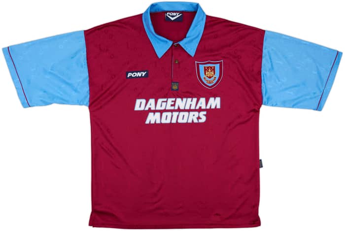 1995-97 West Ham Centenary Home Shirt Lampard #26 - 8/10 - (XL)
