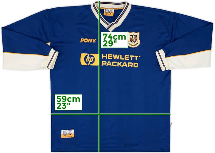 1997-98 Tottenham Away L/S Shirt #4 - 6/10 - (XL)