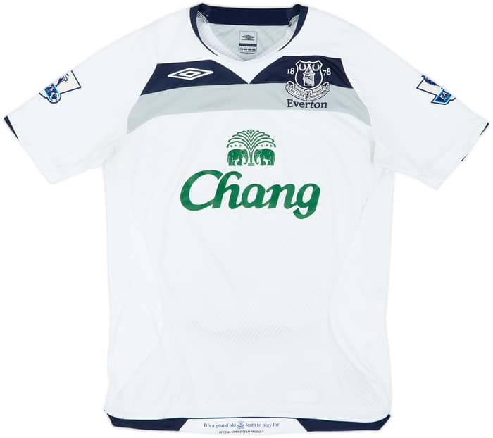 2008-09 Everton Away Shirt Saha #9 - 6/10 - (S)