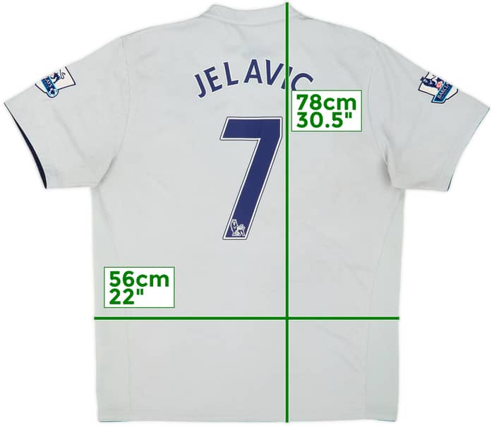 2011-12 Everton Third Shirt Jelavic #7 - 8/10 - (L)