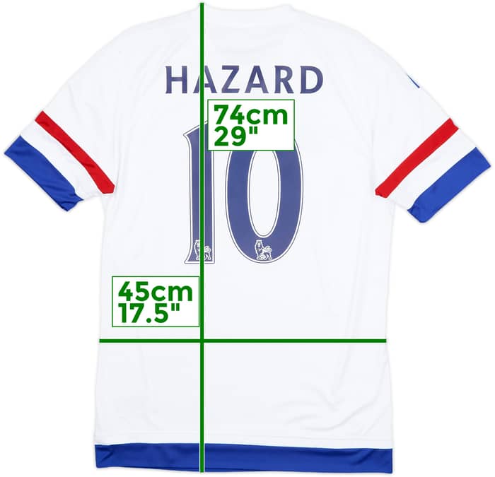 2015-16 Chelsea Away Shirt Hazard #10 - 8/10 - (S)