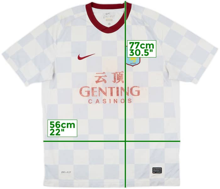 2011-12 Aston Villa Away Shirt - 4/10 - (L)