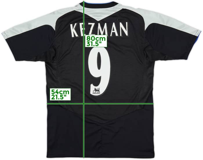 2004-05 Chelsea Away Shirt Kezman #9 - 7/10 - (S)