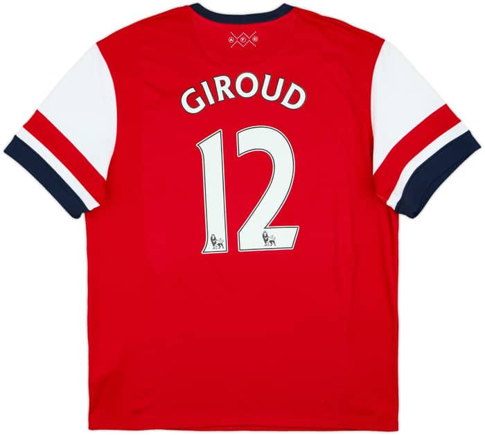 2012-14 Arsenal Home Shirt Giroud #12 - 8/10 - (XL)