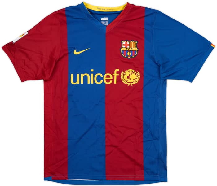 2006-07 Barcelona Home Shirt Ronaldinho #10 - 10/10 - (S)