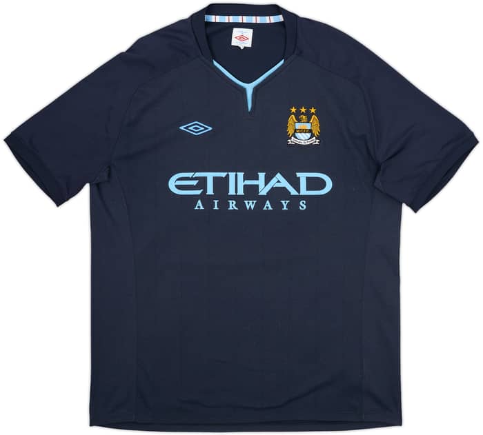 2010-12 Manchester City Away Shirt Silva #21 - 8/10 - (XXL)