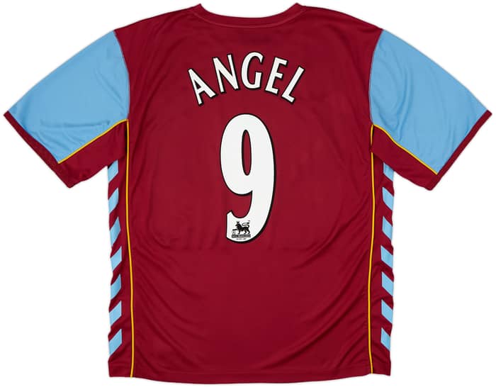 2005-06 Aston Villa Home Shirt Angel #9 - 8/10 - (L)