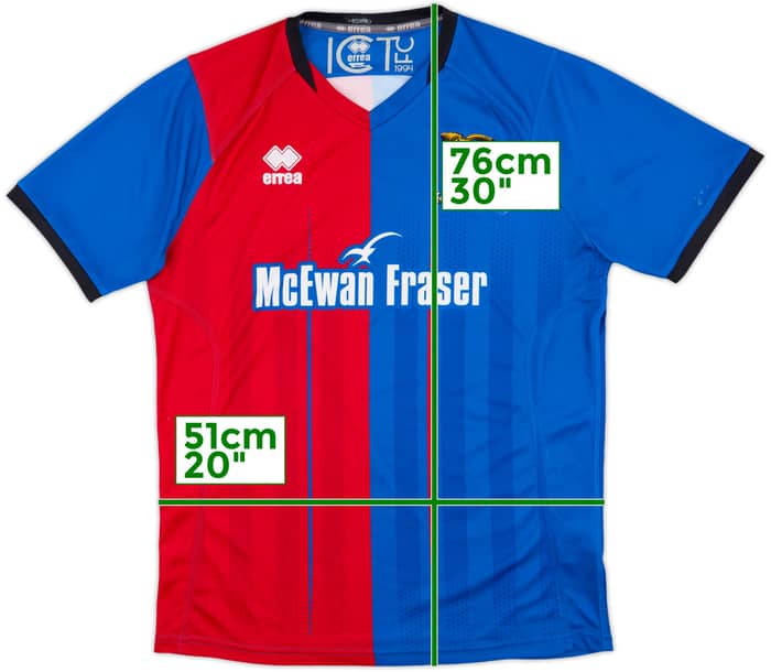 2018-19 Inverness Caledonian Thistle Home Shirt - 6/10 - (M)