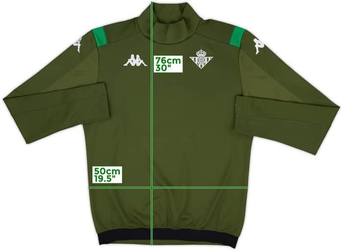 2019-20 Real Betis Kappa Sweat Top - 9/10 - (L)