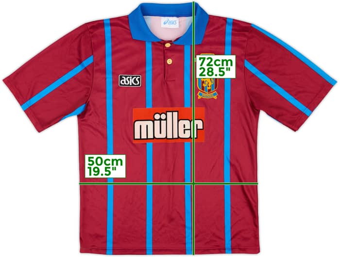 1993-95 Aston Villa Home Shirt - 8/10 - (M)