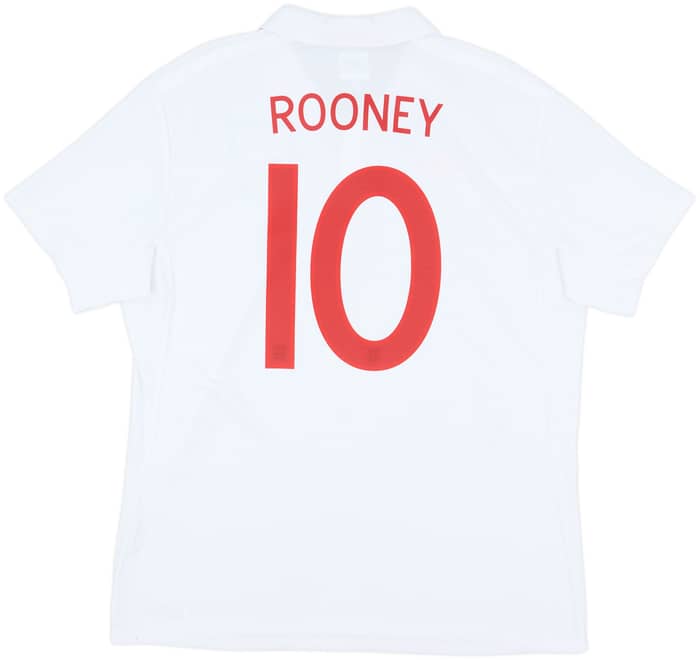 2009-10 England 'South Africa' Home Shirt Rooney #10 - 9/10 - (L)