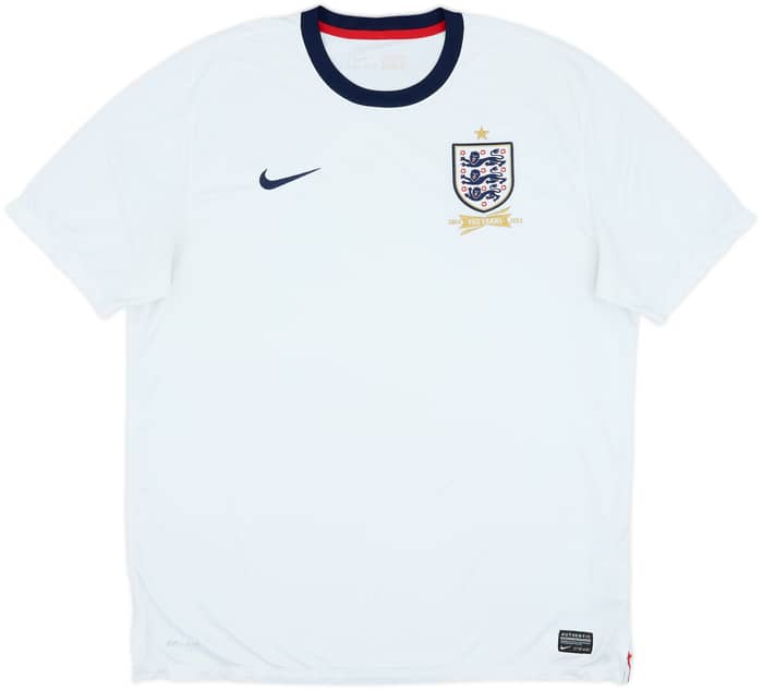 2013 England 150th Anniversary Home Shirt - 5/10 - (XL)