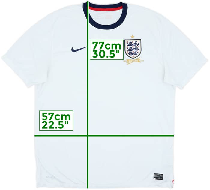 2013 England 150th Anniversary Home Shirt - 5/10 - (XL)