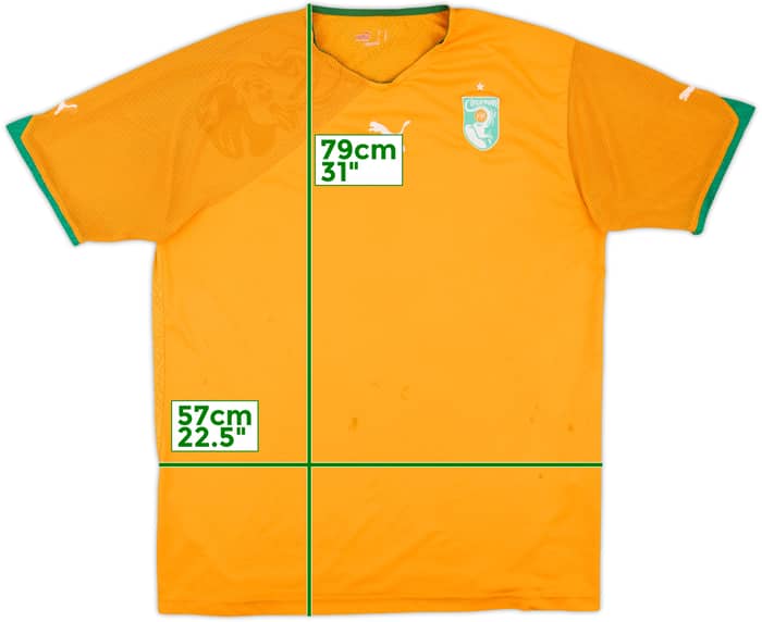 2010-11 Ivory Coast Home Shirt - 5/10 - (XL)