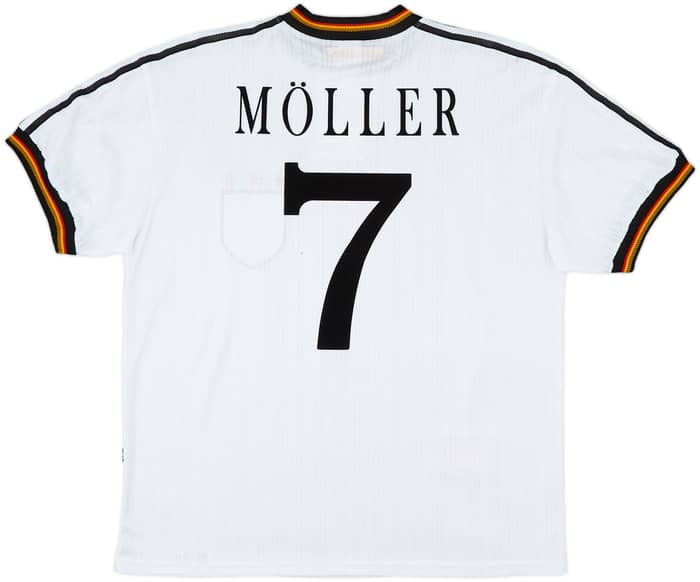 1996-98 Germany Home Shirt Moller #7 - 8/10 - (XL)
