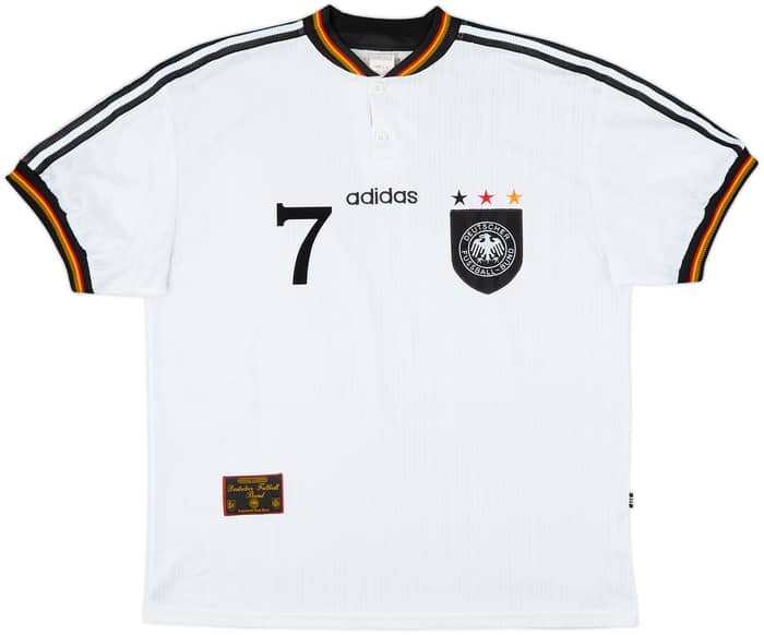 1996-98 Germany Home Shirt Moller #7 - 8/10 - (XL)