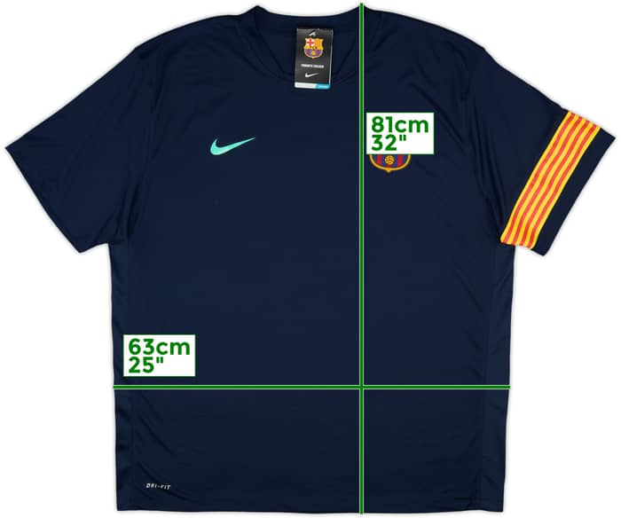 2010-11 Barcelona Nike Training Shirt (XXL)